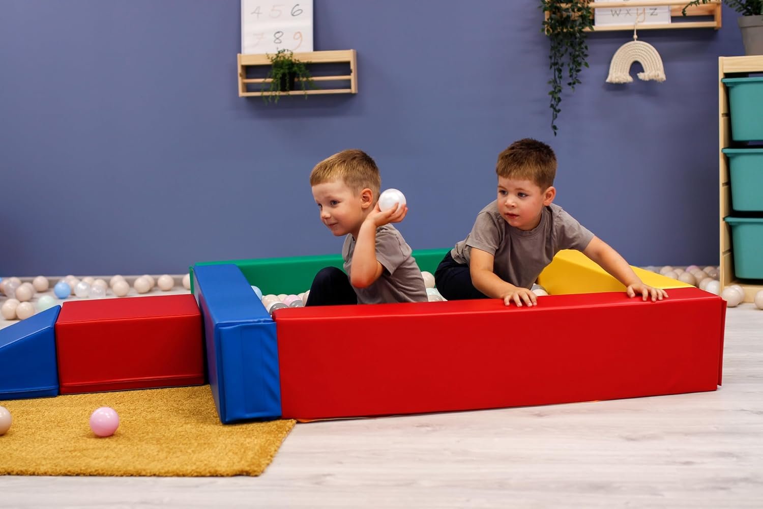 Grand Tumble Gym Large Foam Ball Pool & Play Set - Image 2
