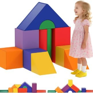 11-Piece Giant Foam Building Blocks Soft Play Set